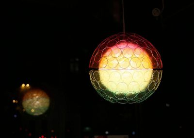 Kreuzberg leuchtet exhibition / Coloured Sphere